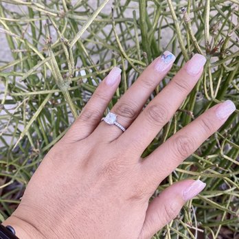 Forever Nails & Spa - Nails by Wendy - sparkly nails with a butterfly embellishment - Skin Care Near Me - Valencia, California Forever Nails & Spa - Nails by Wendy - sparkly nails with a butterfly embellishment - Skin Care Near Me - Valencia, California