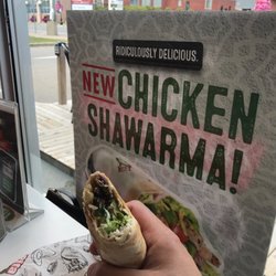 Pita Pit - Chicken shawarma pita.