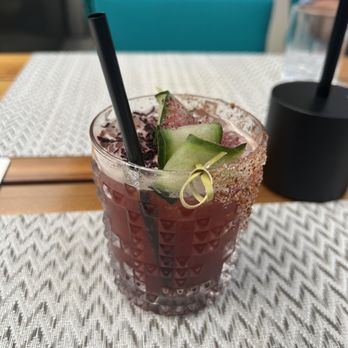 The Mexican - Mujeres Divinas - hibiscus infused mi campo, chartreuse, cucumber, agave - Mexican Near Me - Dallas, Texas The Mexican - Mujeres Divinas - hibiscus infused mi campo, chartreuse, cucumber, agave - Mexican Near Me - Dallas, Texas