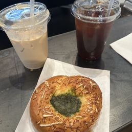 Cookie butter latte Cold brew Spinach pastry Cookie butter latte Cold brew Spinach pastry