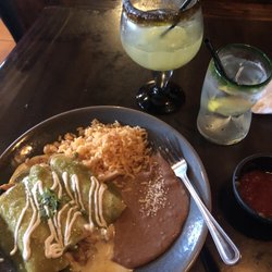 Friaco's Mexican Restaurant - Enchiladas Suizas and friaco's margaritas