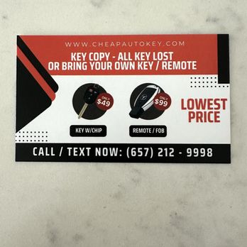 Cheap Auto Key - Call/Text Joe for your key fob needs - Keys & Locksmiths Near Me