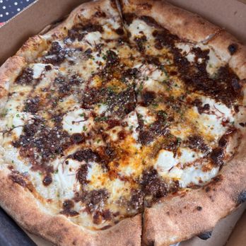 Talespin Pizza - Bone marrow Bolognese Pizza - Pizza Near Me - Houston, Texas
