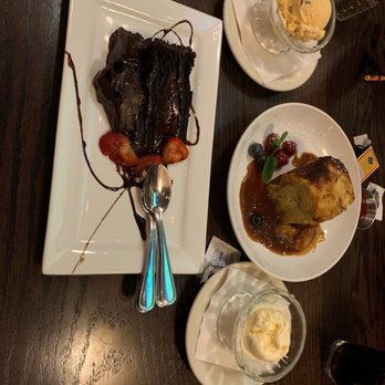The Black Marlin - Chocolate cake and bread pudding - Seafood Near Me - Tustin, California The Black Marlin - Chocolate cake and bread pudding - Seafood Near Me - Tustin, California