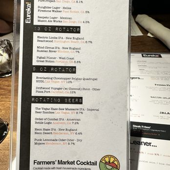 Eureka! - Menu - American Near Me - Las Vegas, Nevada Eureka! - Menu - American Near Me - Las Vegas, Nevada