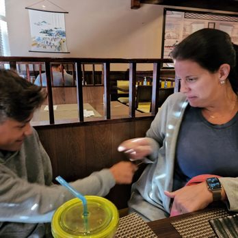 Sushi Tei - Plastic sword fighting among family looks so fun - Japanese Near Me - Albany, New York