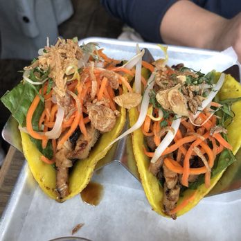 5ive Spice - Pork chop banh xeo taco - Vietnamese Near Me - Brooklyn, New York