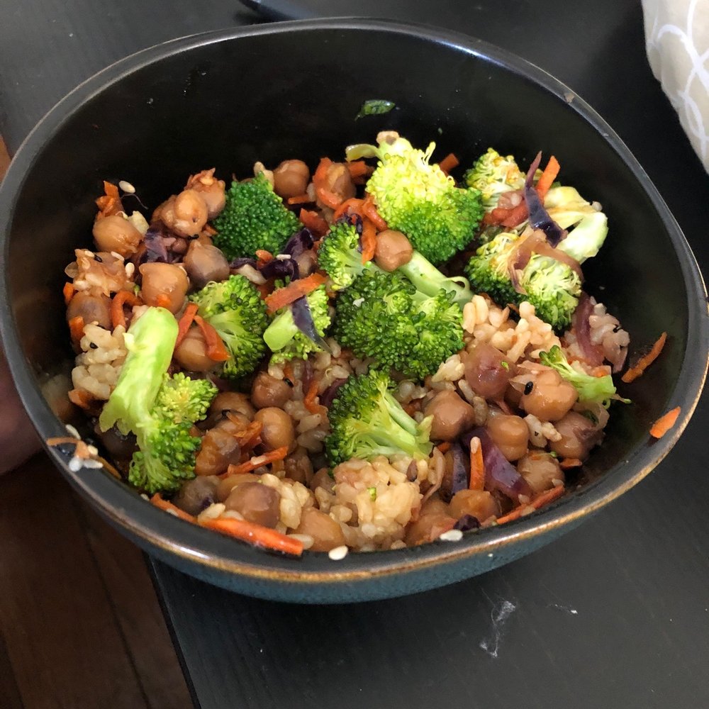 Chinese Chickpea Stir Fry