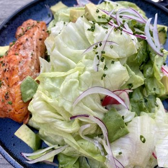 Social - Green goddess salad with salmon. - New American Near Me - Costa Mesa, California Social - Green goddess salad with salmon. - New American Near Me - Costa Mesa, California