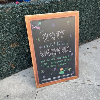 Haiku Tampa - Weekend special - Japanese Near Me - Tampa, Florida