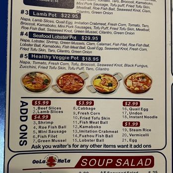 Oola Mala - Menu 9/3/23 - Noodles Near Me - Saint Johns, Florida Oola Mala - Menu 9/3/23 - Noodles Near Me - Saint Johns, Florida