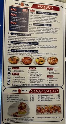 Menu photo 6 Oola Mala Saint Johns, FL