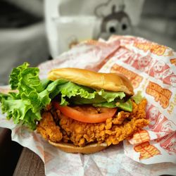 Jollibee - Spicy Chicken Sandwich Deluxe