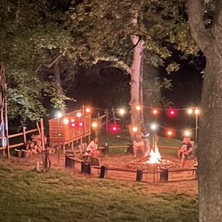 The River Haven - Taking advantage of the fire pit, roasting marshmallows on a warm spring night.