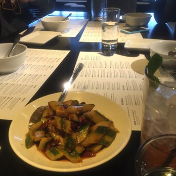 JUN - Cucumbers in spicy sauce. Tried for the first time, and was pretty satisfied - Szechuan Near Me - Minneapolis, Minnesota JUN - Cucumbers in spicy sauce. Tried for the first time, and was pretty satisfied - Szechuan Near Me - Minneapolis, Minnesota