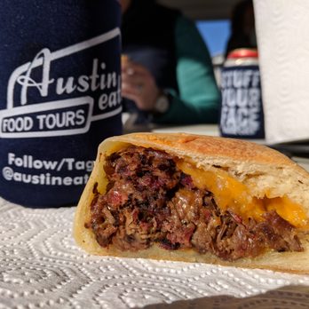 Austin Eats Food Tours - BBQ Kolache from Kerlin BBQ - Food Tours Near Me