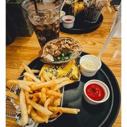 Chicken Shawarma Fries Chicken Shawarma Fries