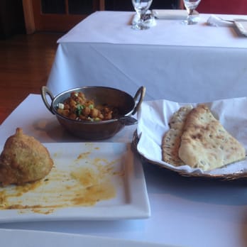 Clay Oven - well seasoned chana masala, samosas sabrosas, and onion-filled naan - Indian Near Me - San Mateo, California