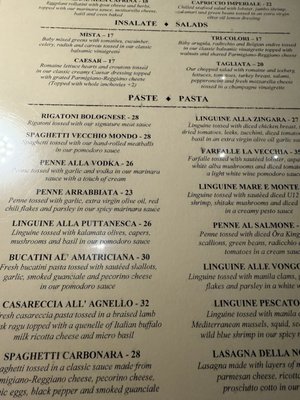Menu photo 2 La Vecchia Cucina Santa Monica, CA Menu photo 2 La Vecchia Cucina Santa Monica, CA