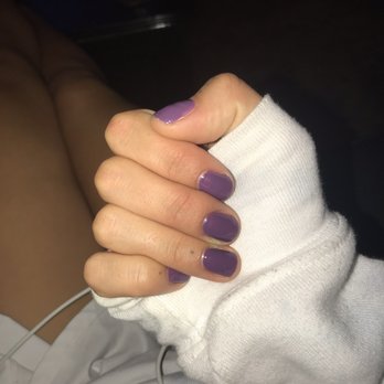 Eva Nail's - my purple mani :) - Nail Salons Near Me - Nashua, New Hampshire
