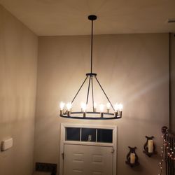 Stellar Electric - New chandelier installed