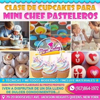 Magic Bakery - Flyer of cupcakes class for kids - Cooking Classes Near Me - Queens, New York Magic Bakery - Flyer of cupcakes class for kids - Cooking Classes Near Me - Queens, New York
