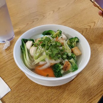 Pho PQ - Vegetarian Pho. Delicious broth and super healthy! Ask for it spicy for a kick! - Vietnamese Near Me - Lakewood, Washington