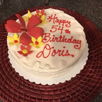 Kake Korner - 1 layer round cake... walk-in order that was decorated while I waited for 5 mins - Bakeries Near Me - Laurel, Maryland