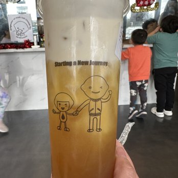 Happy Lemon - Green tea with cheese foam #1 i believe. Recommend trying it to see if you're a fan - Bubble Tea Near Me - Houston, Texas