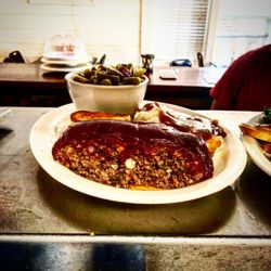 Junction Inn Restaurant - Every Wednesday is Meatloaf day! It comes with 2 sides and cornbread or roll for only $6.50!! Can't beat that anywhere