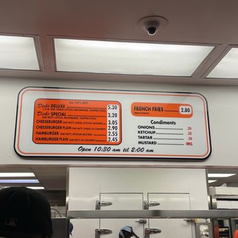 Dick's - Menu - Fast Food Near Me - Seattle, Washington