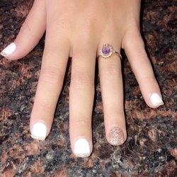 Jade Nail & VIP Spa - Sparkle with glitter tips!