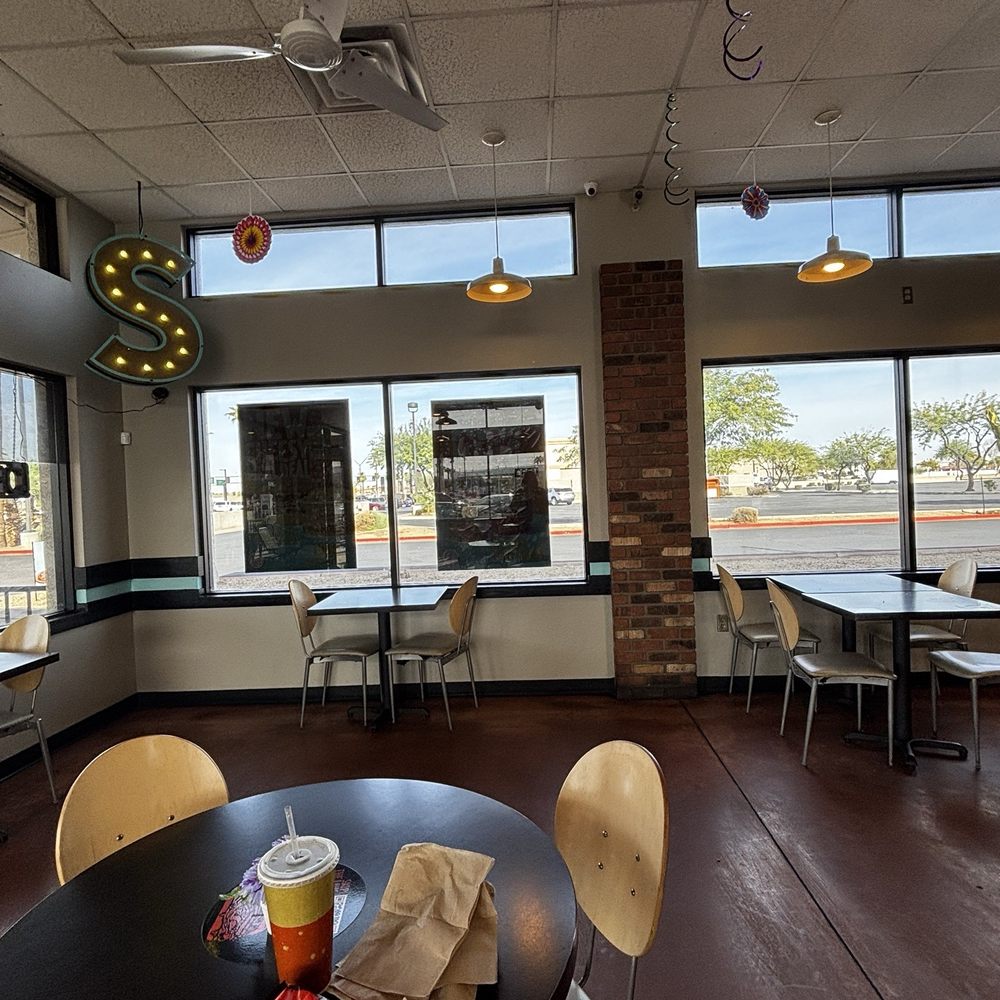 Schlotzsky's - Open area for seating & clean! - Sandwiches Near Me - Goodyear, Arizona Schlotzsky's - Open area for seating & clean! - Sandwiches Near Me - Goodyear, Arizona