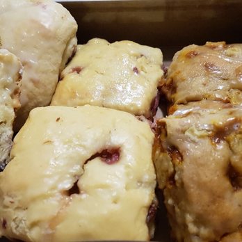COBS Bread - Blueberry lemon scone, strawberry passionfruit scone and apple pie scone - Bakeries Near Me - Milton, Ontario