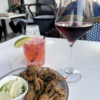 Brightwaters - Country Fried Pickled Maitake Mushrooms - Wine Bars Near Me - Huntington Beach, California