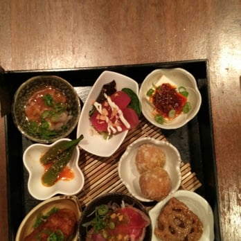 Kingyo Izakaya - Kingyo's Appetizer Bento Box - Japanese Near Me - Toronto, Ontario Kingyo Izakaya - Kingyo's Appetizer Bento Box - Japanese Near Me - Toronto, Ontario