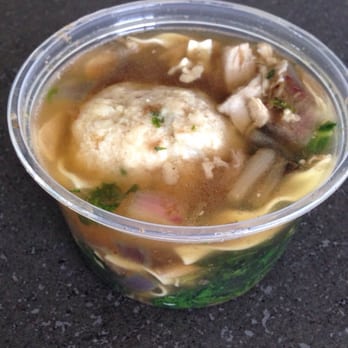Josh's Delicatessen & Appetizing - Delicious chicken noodle soup with matzo ball - Delis Near Me - Surfside, Florida