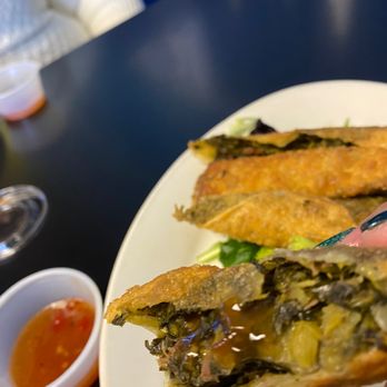 Southern Fusion Dining - 3 Pieces Collard Green Egg Rolls - Southern Near Me - Locust Grove, Georgia