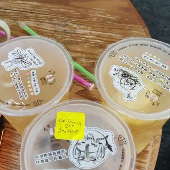 Seattle Best Tea - Honey green tea, boba black tea, and honey lemon green tea - Coffee & Tea Near Me - Seattle, Washington