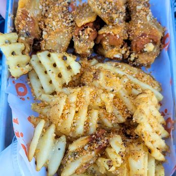 Wing It On - Garlic parmesan wings and fries - Chicken Wings Near Me - Fuquay Varina, North Carolina