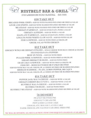 Menu photo 8 Rust Belt Bar and Grill Buffalo, NY Menu photo 8 Rust Belt Bar and Grill Buffalo, NY