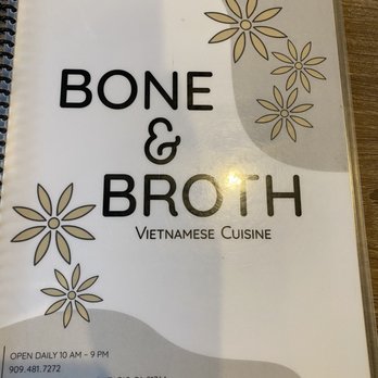 Bone & Broth - Menu - Vietnamese Near Me - Ontario, California Bone & Broth - Menu - Vietnamese Near Me - Ontario, California