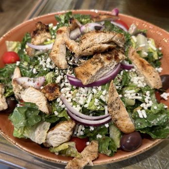 Amardeen Cafe - Greek Salad with Chicken - Mediterranean Near Me - San Diego, California