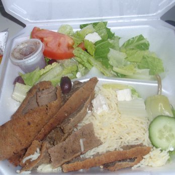 Olive Mediterranean Grill - $10 platter...bettor off getting the sandwich...even thats thin compared to Chicago style - Mediterranean Near Me - Dayton, Ohio Olive Mediterranean Grill - $10 platter...bettor off getting the sandwich...even thats thin compared to Chicago style - Mediterranean Near Me - Dayton, Ohio