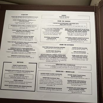 Hereford Grill - Menu - Steakhouses Near Me - Miami, Florida Hereford Grill - Menu - Steakhouses Near Me - Miami, Florida