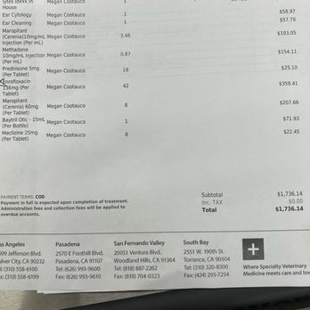 ACCESS Pasadena - Compare the prices..... These guys should not have a license to practice on dolls let alone real animals.... - Emergency Pet Hospital Near Me - Pasadena, California