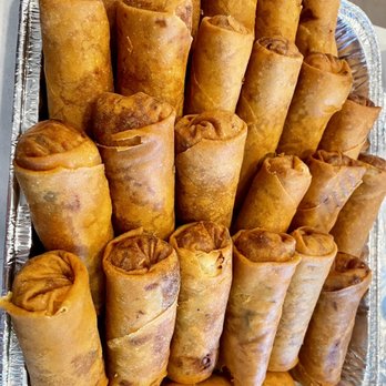 Cha Ca Long Phung - a tray full of rolls - Vietnamese Near Me - San Jose, California Cha Ca Long Phung - a tray full of rolls - Vietnamese Near Me - San Jose, California