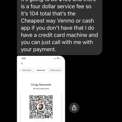 Ravens Landing - Here's the proof of how eager she was on August 25th to get me to pay her.