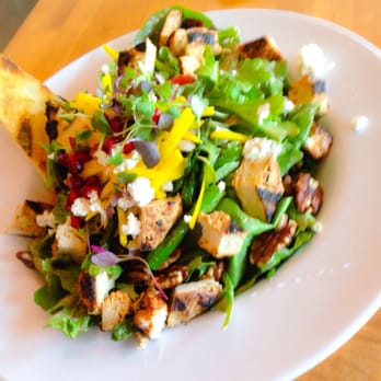Veggie Grill by Next Level - This new strawberry arugula salad with blackened ckickin tho. - Sandwiches Near Me - El Segundo, California