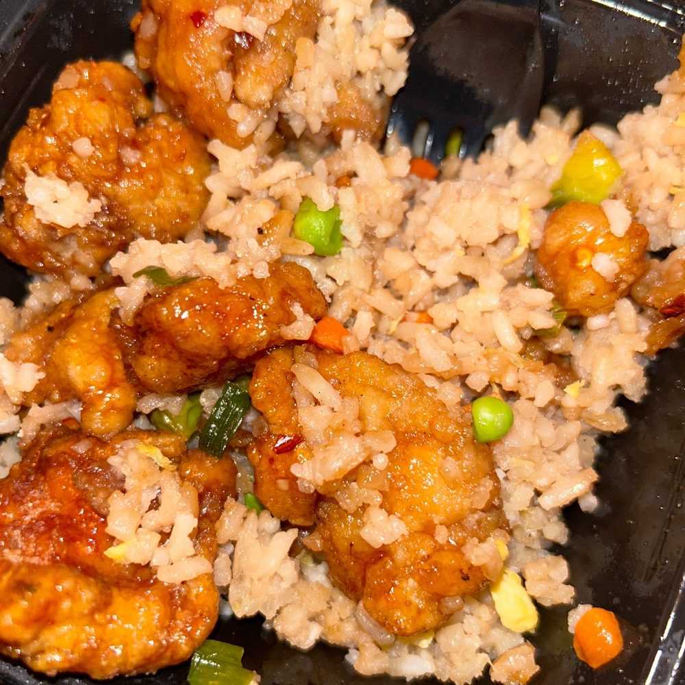 Panda Express - Mushy Rice and nasty Orange Chicken. - Chinese Near Me - Apache Junction, Arizona Panda Express - Mushy Rice and nasty Orange Chicken. - Chinese Near Me - Apache Junction, Arizona